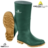 Delta Plus Ground HC Green PVC Waterproof Wellington Boots Wellies Rainboots