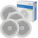 Adastra 4 Surround Sound Ceiling Speakers Directional Tweeter 80w Easy Fit BNIB