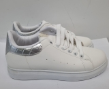 White Tab Detail Basic Trainer White Lace Up Size EU 37 | REF DHW#