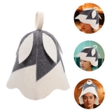 Sauna Accessories for Men Cap Absorbent Steam Room Hat Felt Vaporarium