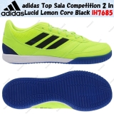 adidas Top Sala Competition 2 In Lucid Lemon Core Black IH7685 Men’s Size