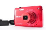 Nikon Coolpix S4400 Red Excellent+5 Compact Digital Camera Y1122