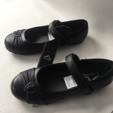 KANGOL SHOES PUMPS Flat ballet real leather school GIRLS Womens Uk 4 NEW BNWT