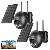 ieGeek 360° Outdoor 5MP Security Camera PTZ Home WiFi Battery CCTV IR Cam Alexa