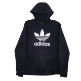 ADIDAS Hoodie Spellout Jumper Sweatshirt Womens M
