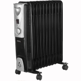 🔥11 Fin Oil Filled Radiator 2500W Electric Portable Heater 3 Heat Thermostat UK