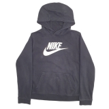 NIKE Hoodie Spellout Jumper Sweatshirt Womens S