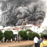 “We’ll build a better one..” – Pastor Chris comforts members after fire razes Church Facility – Xclusive Gospel