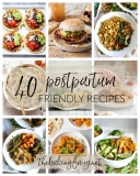 40 postpartum-friendly recipes – The Baking Fairy