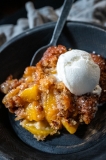 Peach Cobbler with Frozen Peaches (or fresh or canned)