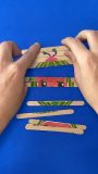 DIY Popsicle Stick Puzzle Game! 🧩🍭 Kids Crafts at Home!
