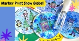 Cassie Stephens: Marker Print Snow Globes