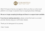 Club1 Hotels shuts down without notice