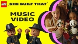 📣 SHE BUILT THAT | LEGO 🎤✨ SING-ALONG Music Video
