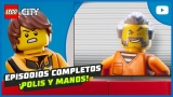 ¡Polis y manos! 👮‍ ♂️ 🍕 💙 🤝 | Completos | LEGO City: Ciudad sin Límites