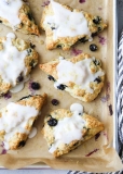 Lemon Blueberry Scones – Completely Delicious