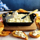 Herby Baked Goat Cheese – Frugal Hausfrau