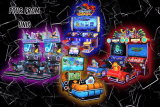 Arcade Heroes UNIS Ships Four: Neon Rush, Dino Storm, Monster Kart & Bigfoot Smash