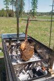 Hanging Tomahawk Steak – Over The Fire Cooking