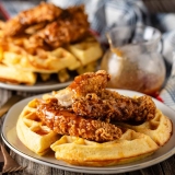 Chicken and Waffles – Baking A Moment