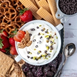 Easy Cannoli Dip with Mascarpone -Baking A Moment