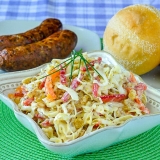 Dijon Coleslaw. 2 different tasty ways! A great side dish all year!