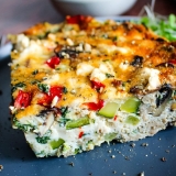 High Protein Turkey Frittata | Frugal Nutrition