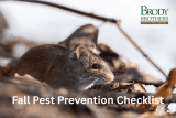 Fall Pest Prevention Checklist for Maryland Homes