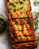 Cheese, Herb & Garlic Quick Bread (No Yeast)