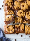 Chocolate Chip Cookie Brownies – Completely Delicious