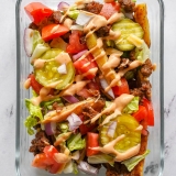 Meal Prep Burger Bowl With Shake Shack Sauce