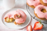 Baked Strawberry Donuts: A fresh, sweet breakfast treat!
