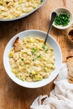 Creamy Butter Beans with Leeks & Lemon • Bakerita