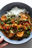 Thai Shrimp Curry with Yummy Shallot Crispies Recipe