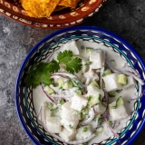 Ceviche with Leche de Tigre (Peruvian Ceviche)