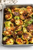 Parmesan Roasted Brussels Sprouts – Crazy for Crust