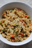 Quinoa Pilaf with Carrots, Celery and Peas | recipe favorites made deliciously gluten free