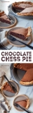 Chocolate Chess Pie | Dark Chocolate Chess Pie