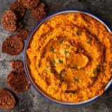 Roasted Carrot and Goat Cheese Dip