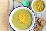 Healthy Broccoli Cheddar Soup (with Extra Protein!)