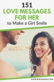 151 Love Messages for Her to Make a Girl Smile