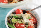 Parmesan & Veggie Quinoa Skillet