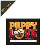 Puppy Love Pet Products Dog Treat Recall