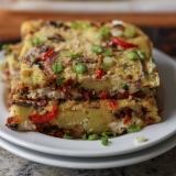 Moong Dal Frittata (vegan egg bake)