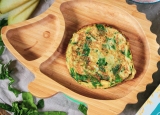 Holle Kitchen – Spinach, Pear & Oats Frittata