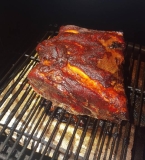 Pork Butt rubbed down with Ethiopian Yirgacheffe coffee along with our Chicken & Pork BBQ Rub. Running this on our old faithful… – @revolutionbbq on Tumblr