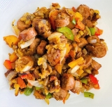 Autumn Apple Sausage Root Hash
