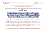 ISAIL Submits Feedback on Oct 2025 Synthetic Information Amendments on IT Rules by MeiTY