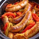 Crock Pot Sausage and Peppers