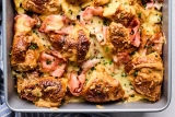 Ham and Cheese Croissant Casserole | Olive & Mango